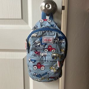 Catch Kidston mini backpack rucksack lightweight diggers trucks